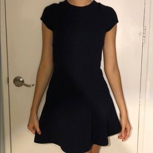 BANANA REPUBLIC NAVY BLUE QUILTED DRESS